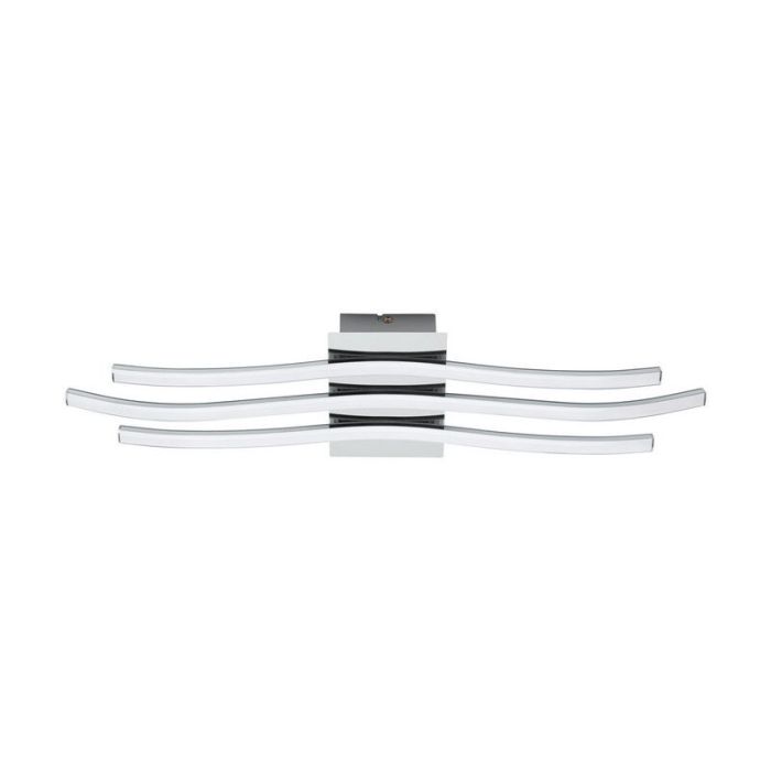 Plafonnier chromé en plastique, Therese, 26W, 3000K LED