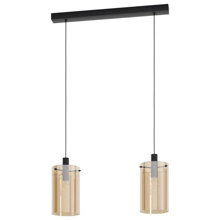 Suspension ambre en verre, Ritesh