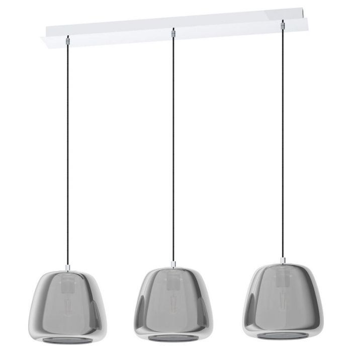 Suspension chromée en verre, Gauke