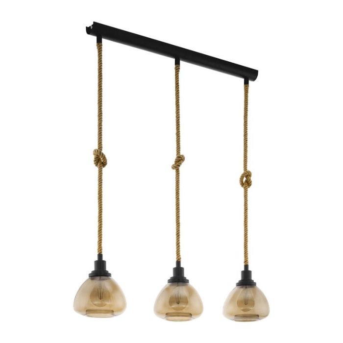 Suspension noire en acier, Simeon