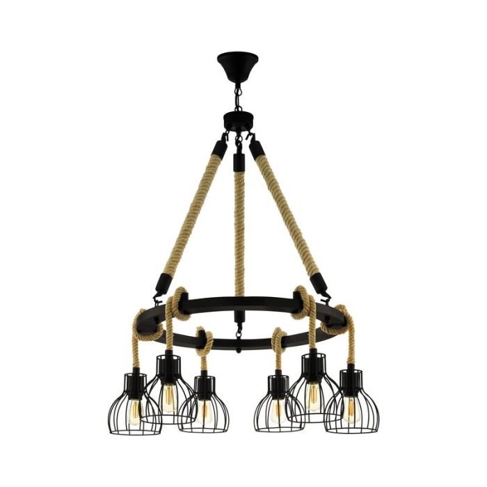 Suspension noire en acier, Simeon