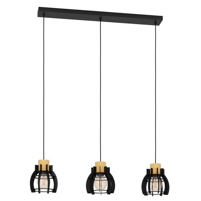 Suspension noire en aluminium, Redouan