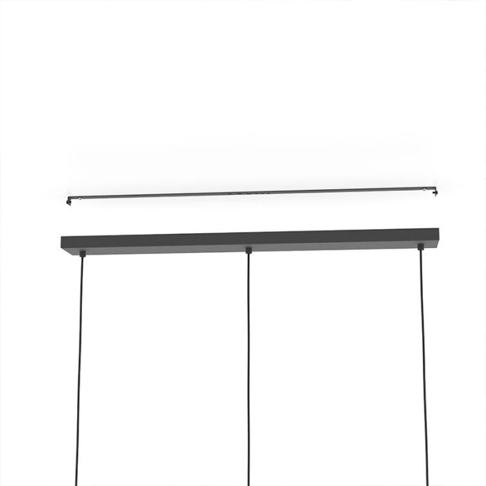 Suspension noire en aluminium, Redouan