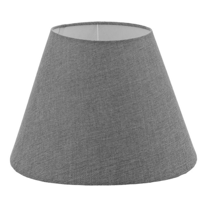 Abat-jour gris Noah, tissu