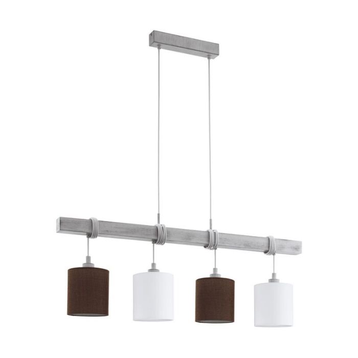 Suspension en bois blanche, Anton