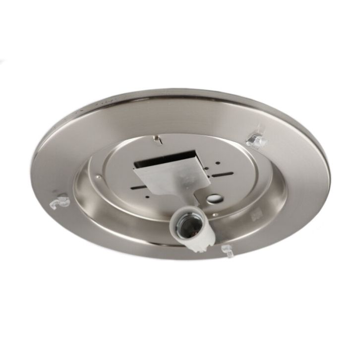Lampe plafond nickel en verre, Agena