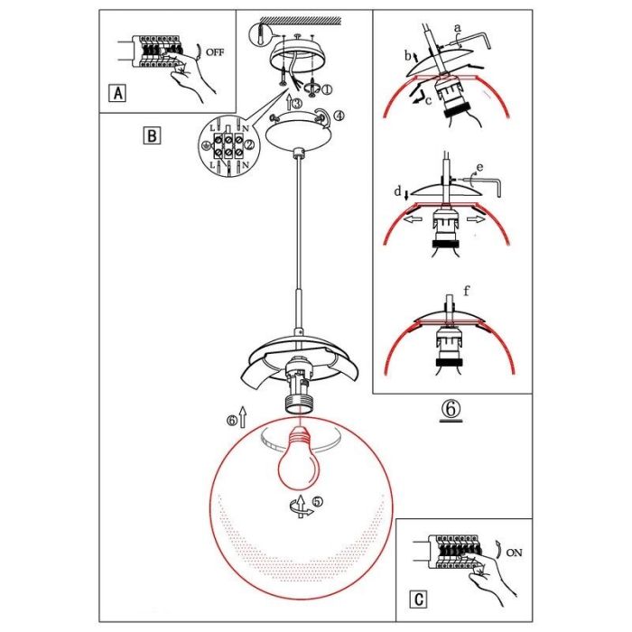 Suspension nickel en verre, Dave