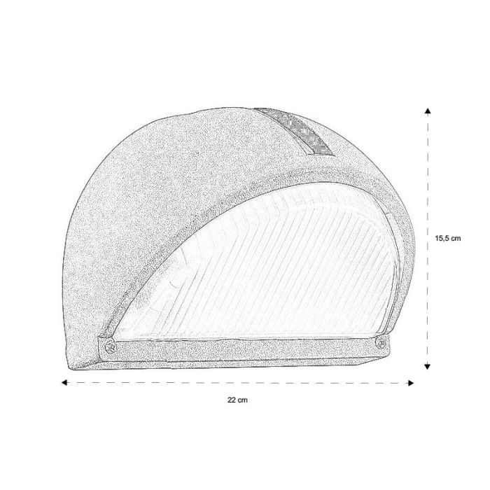 Luminaire extérieur noir en aluminium, Gemma, IP44