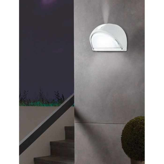 Luminaire extérieur blanc en aluminium, Gemma, IP44
