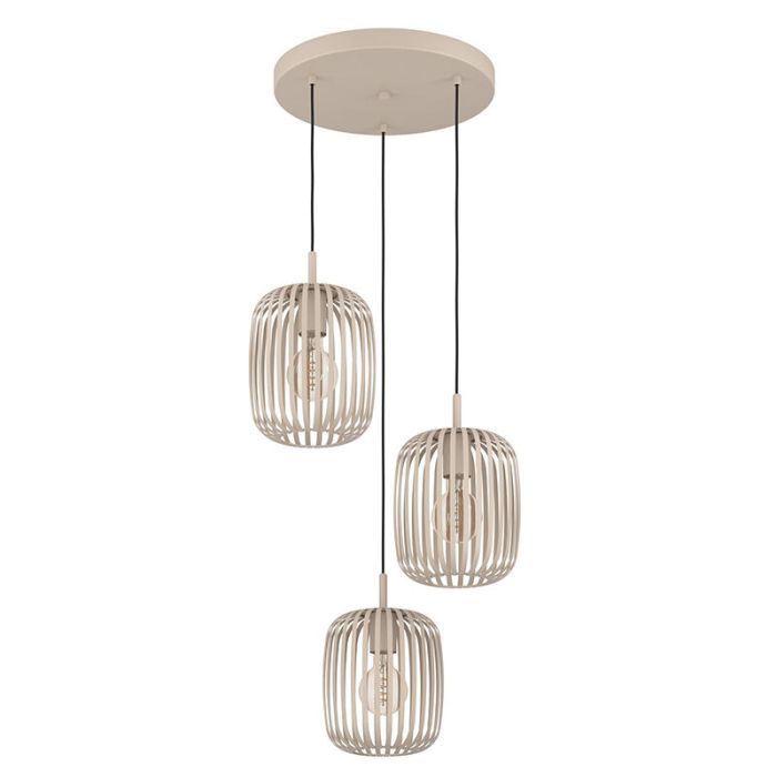 Suspension beige en acier, Pietro
