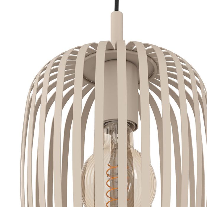 Suspension beige en acier, Pietro