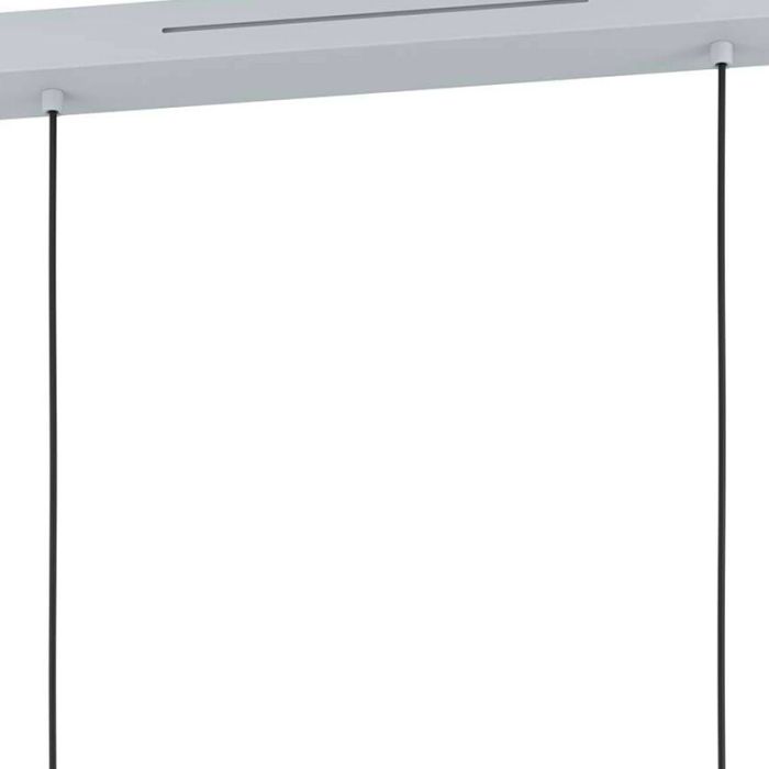 Suspension connectée grise en aluminium, Andrew, 19W, blanc chaud à froid réglable LED