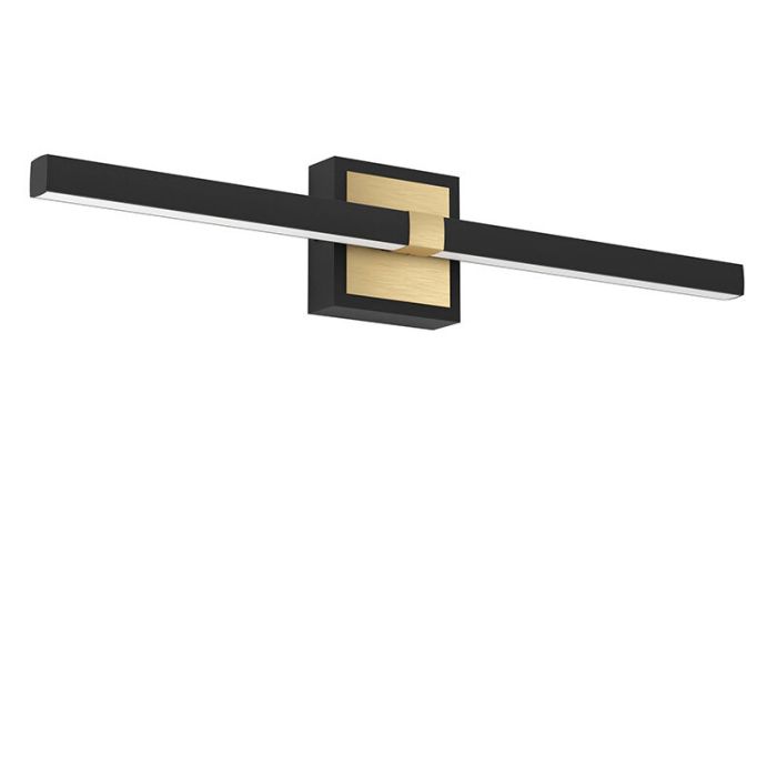 Applique salle de bain laiton en acier, Natasha, 11W, 3000K LED, IP44