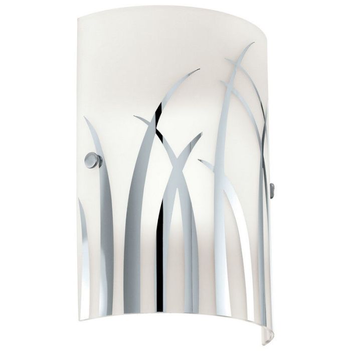 Applique murale blanche en verre, Ilyas