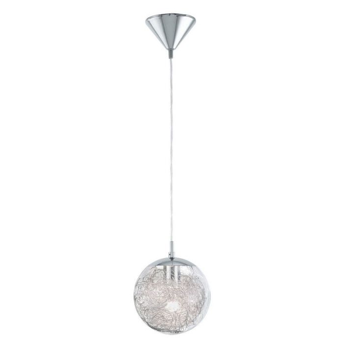 Suspension chromée en verre, Zakria