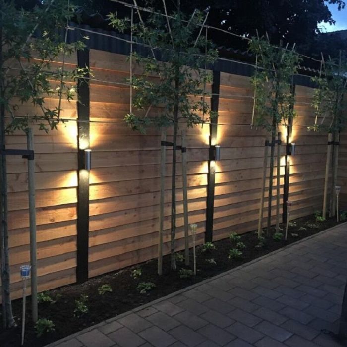 Luminaire extérieur argenté en acier inoxydable, Marlies, IP44