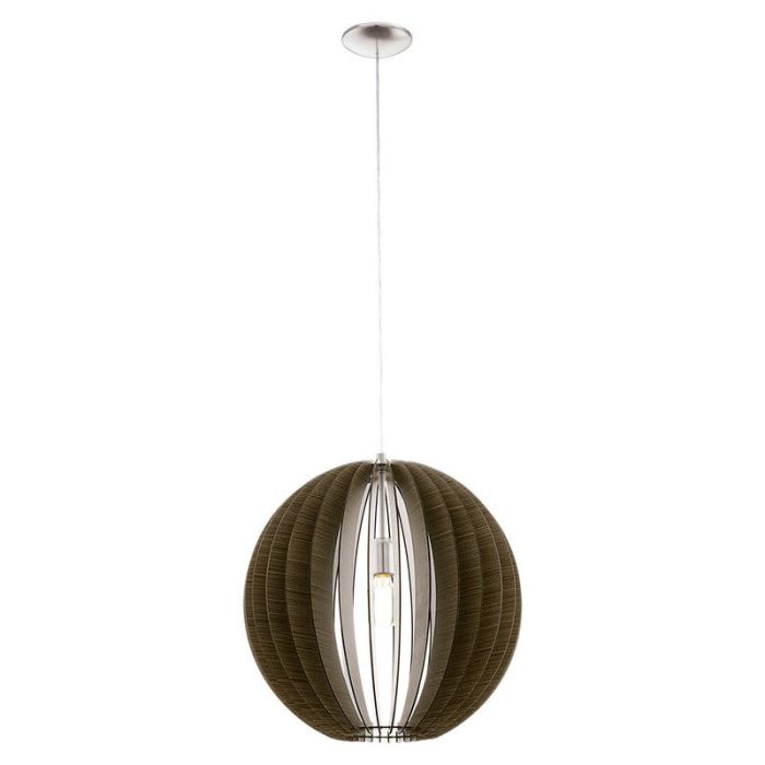 Suspension marronne en bois, Bergama