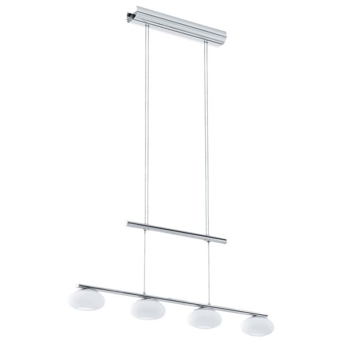 Suspension chromée en acier, Frederico, 4W, 3000K LED