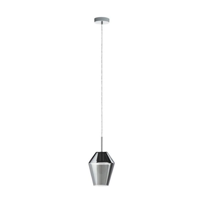 Suspension grise en verre, Carl