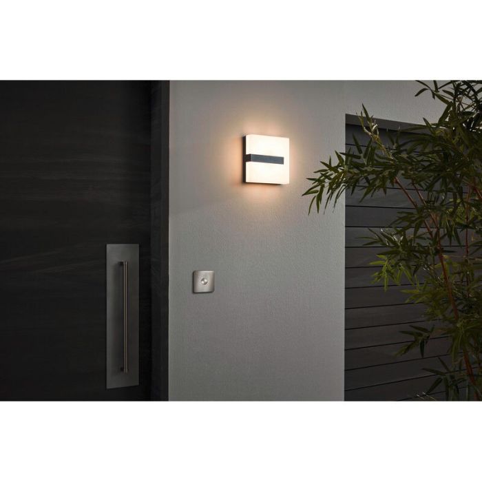 Luminaire extérieur anthracite en plastique, Harvey, IP44