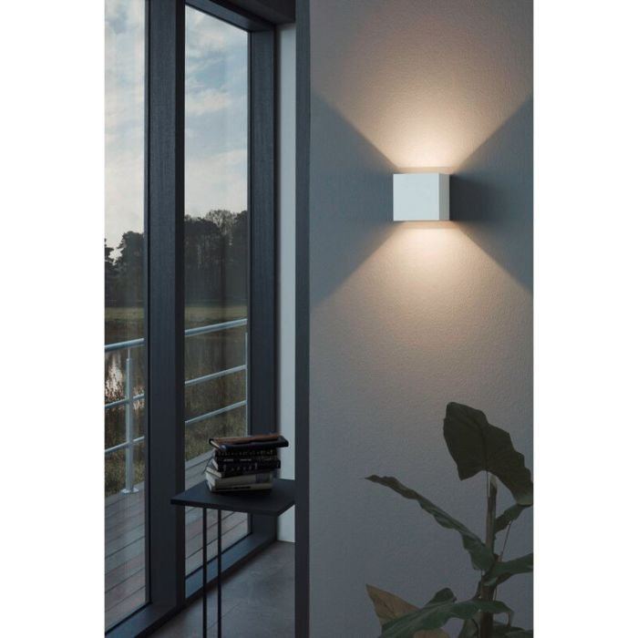 Luminaire extérieur blanc en aluminium, Owen, IP54