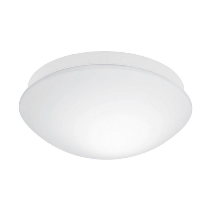 Plafonnier avec capteur blanc en verre, Mees, IP44