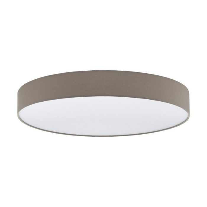 Plafonnier taupe en plastique, Sila, 60W, blanc chaud à froid réglable LED, avec télécommande
