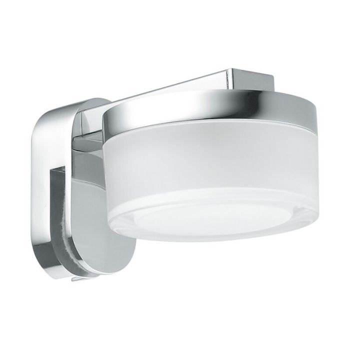Éclairage miroir chromé en acier, Busra, 4W, 3000K LED, IP44