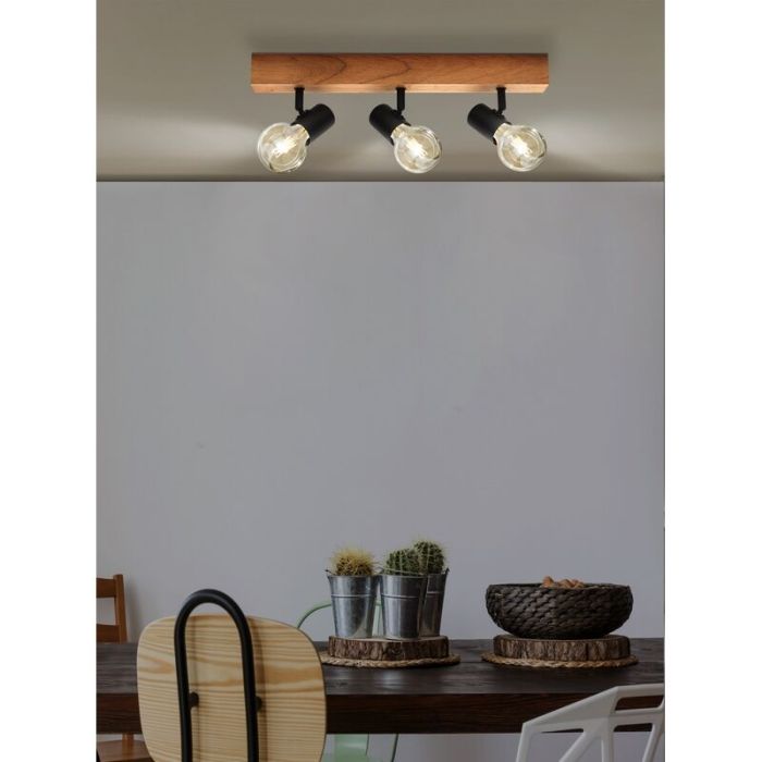 Spot plafond en bois marron, Anton