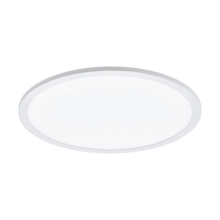 Lampe plafond blanche en aluminium, Ericus, 19W, couleur réglable LED