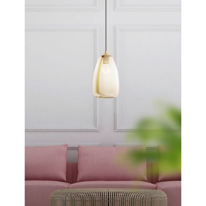 Suspension ambre en verre, Fredericus