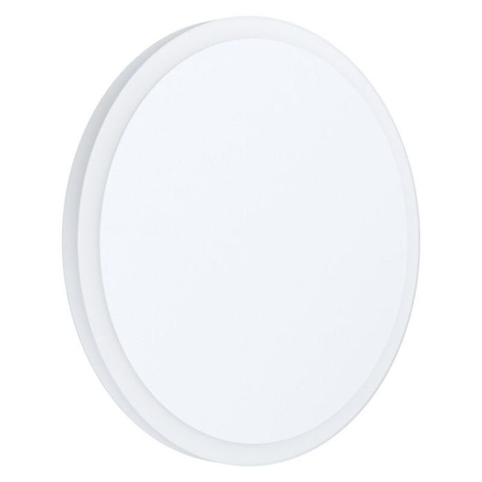 Lampe plafond blanche en acier, Evalien, 8W, 3000K LED