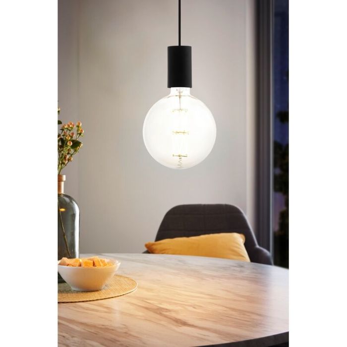 Suspension noire en acier, Samed