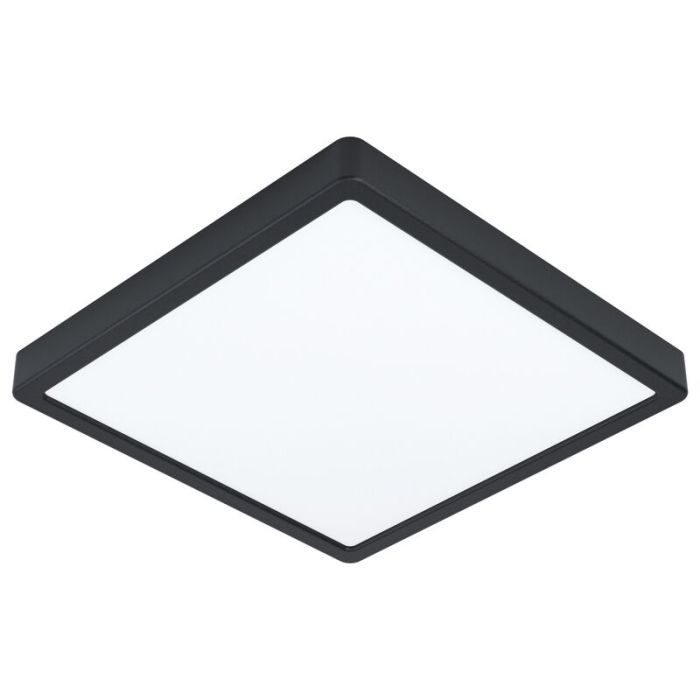 Plafonnier noir en acier, Pascale, 20W, 4000K LED