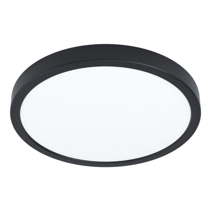 Plafonnier noir en acier, Pascale, 20W, 3000K LED