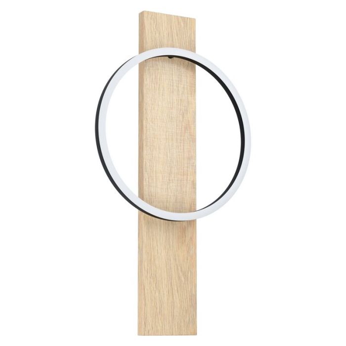 Applique murale en bois marronne, Annebel, 12W, 3000K LED