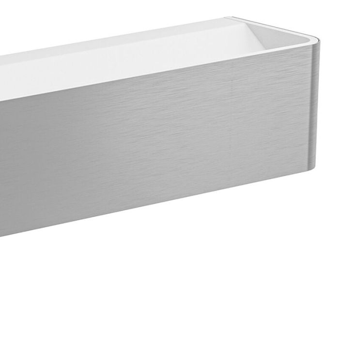 Applique salle de bain nickel en aluminium, Rafael, 26,5W, 3000K LED, IP44