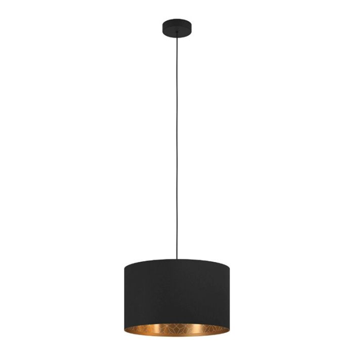 Suspension noire en tissu, Kelsey