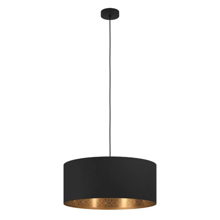 Suspension noire en tissu, Kelsey