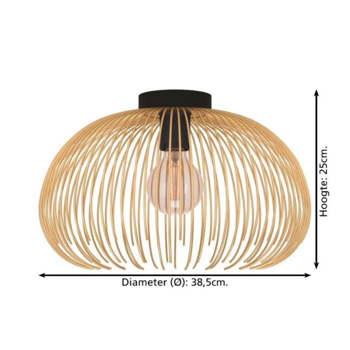 Plafonnier doré en aluminium, Keimpe