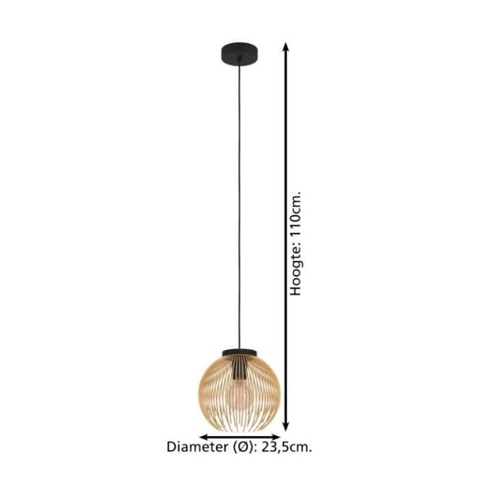 Suspension dorée en aluminium, Keimpe