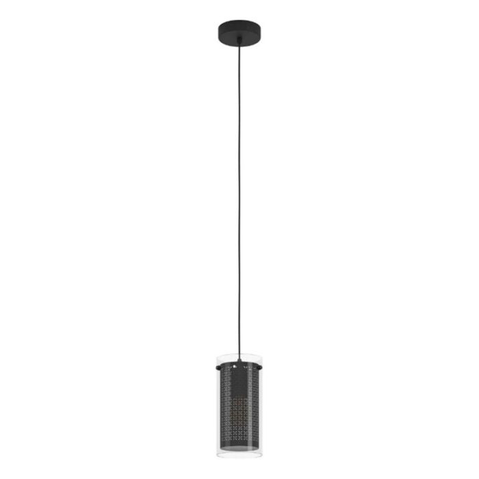 Suspension noire en tissu, Barceno