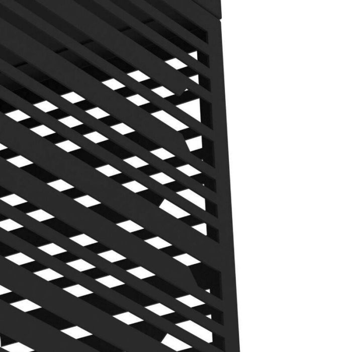 Plafonnier noir en aluminium, Lennaert