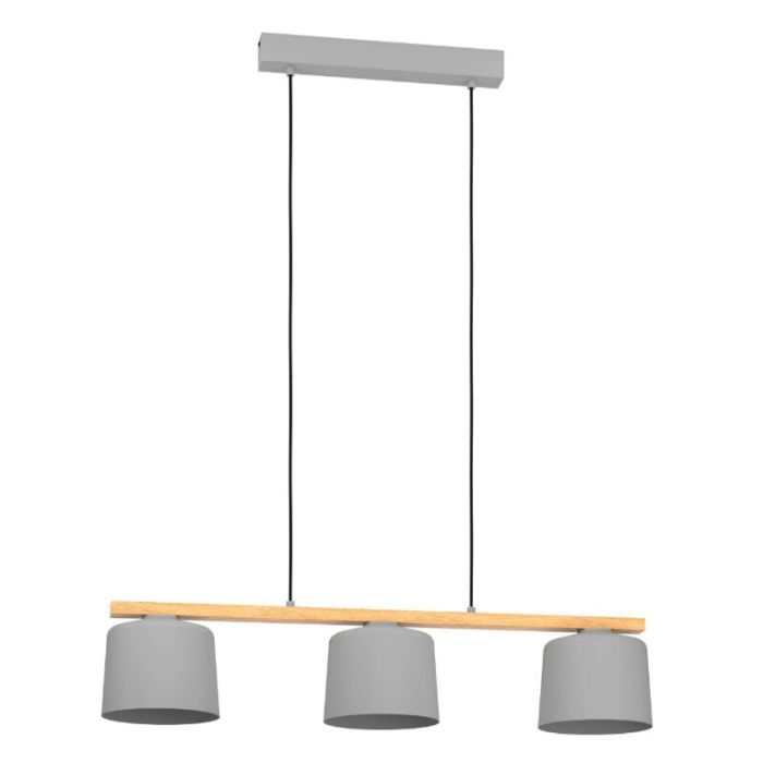 Suspension en bois grise, Jeannot