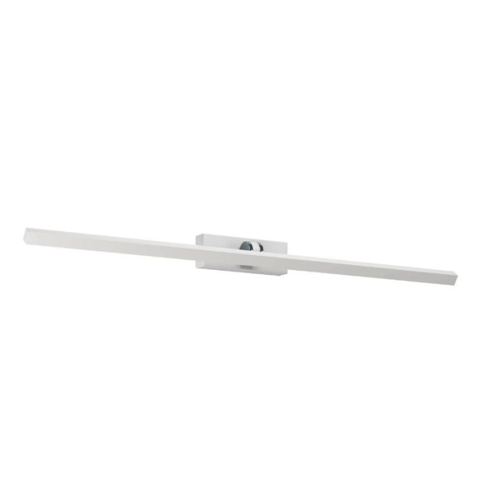 Éclairage miroir blanc en plastique, Keisha, 5W, blanc chaud à froid réglable LED, IP44, gradable en 3 étapes