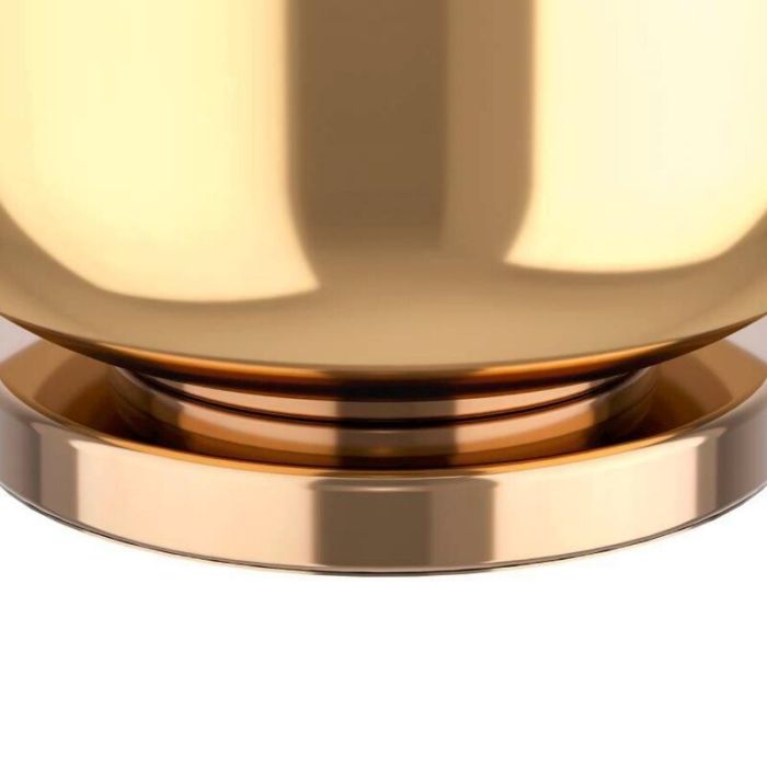 Lampe de table dorée en verre, Jeanny, avec interrupteur
