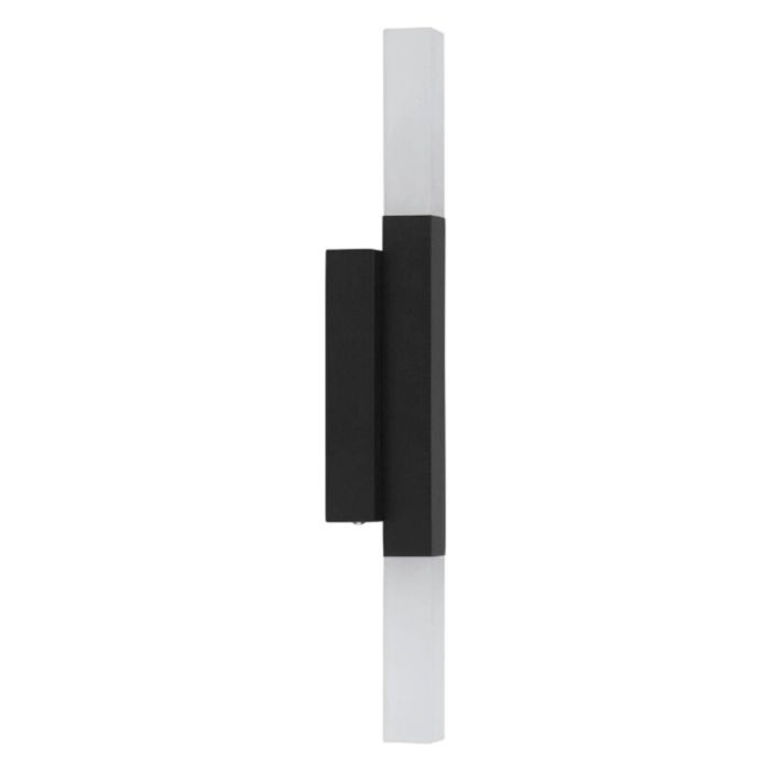 Éclairage miroir noir en aluminium, Yolande, 5,5W, 3000K LED, IP44