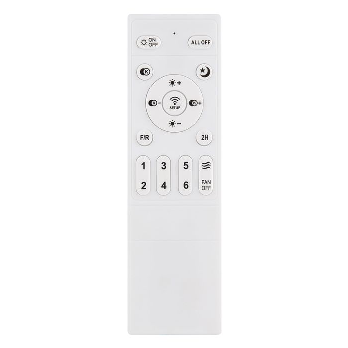 Ventilateur de plafond marron en métal, Frank, 20W, blanc chaud à froid réglable LED, avec télécommande