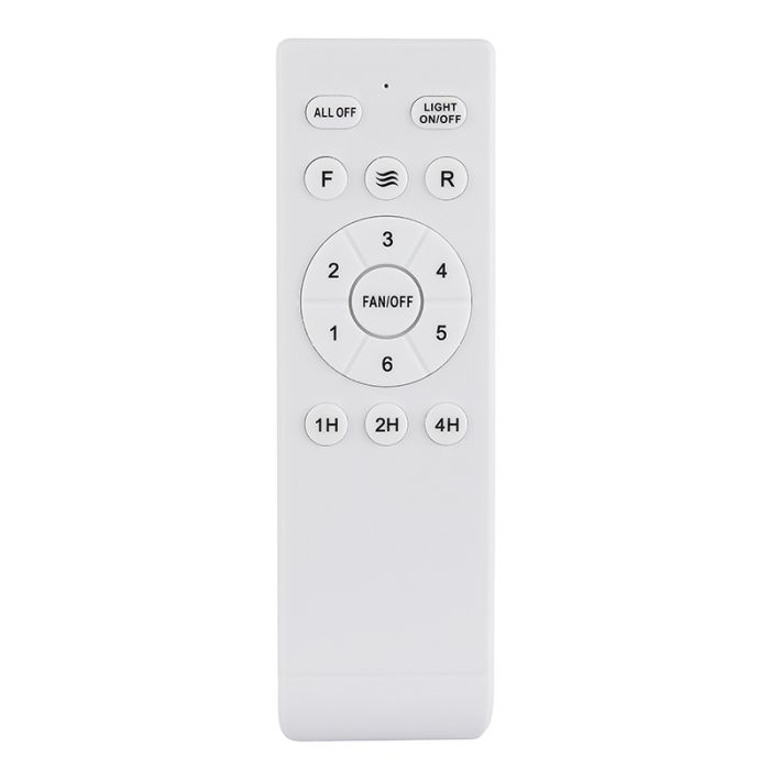 Ventilateur de plafond marron en métal, Majda, 22W, white switch LED, avec télécommande
