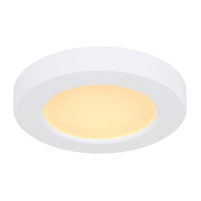 Lampe plafond blanche en plastique, Cage, 6W, couleur réglable LED